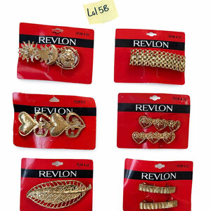 Retro Revlon vintage hair accessories lot – original packaging 5B